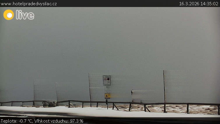 Praděd - Vysílač - Praděd - Vysílač - 16.3.2026 v 14:35
