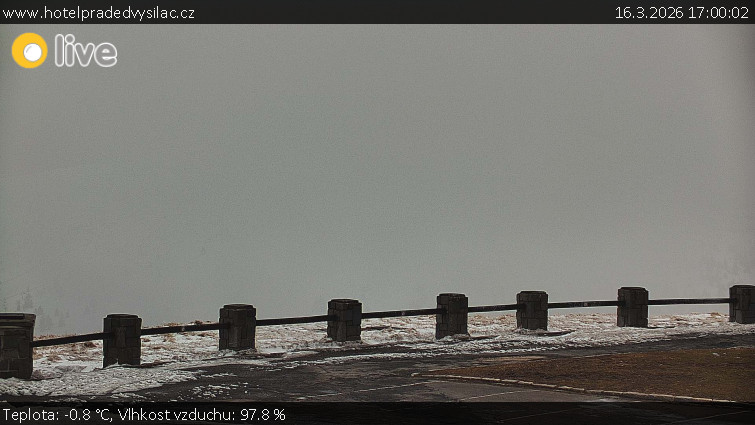 Praděd - Vysílač - Praděd - Vysílač - 16.3.2026 v 17:00