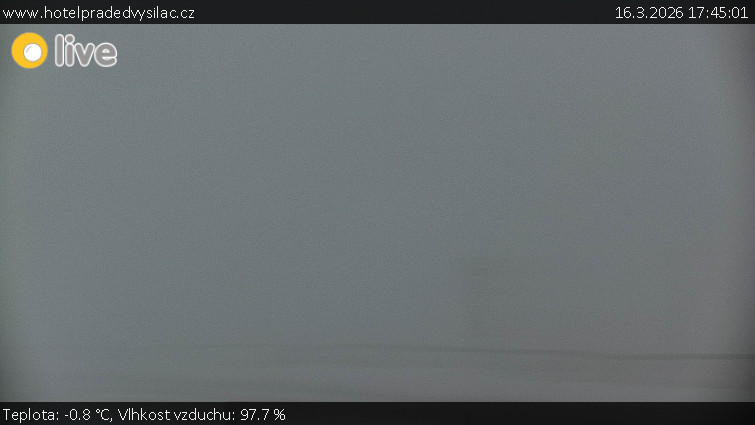 Praděd - Vysílač - Praděd - Vysílač - 16.3.2026 v 17:45