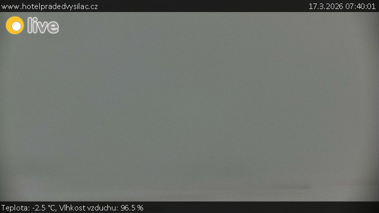Praděd - Vysílač - Praděd - Vysílač - 17.3.2026 v 07:40