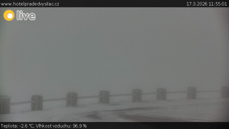 Praděd - Vysílač - Praděd - Vysílač - 17.3.2026 v 11:55