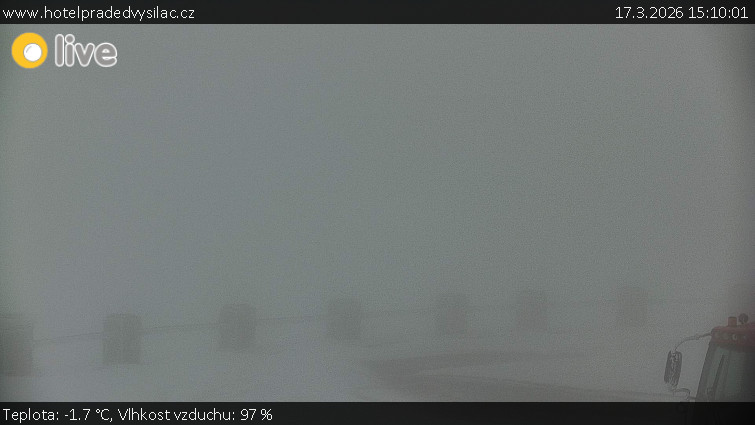 Praděd - Vysílač - Praděd - Vysílač - 17.3.2026 v 15:10