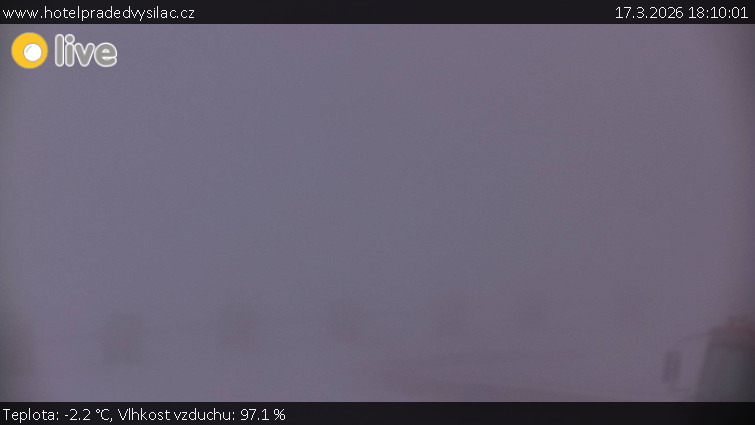 Praděd - Vysílač - Praděd - Vysílač - 17.3.2026 v 18:10