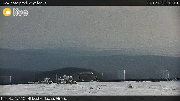 Praděd - Vysílač - Praděd - Vysílač - 18.3.2026 v 12:05