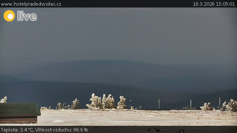 Praděd - Vysílač - Praděd - Vysílač - 18.3.2026 v 15:05