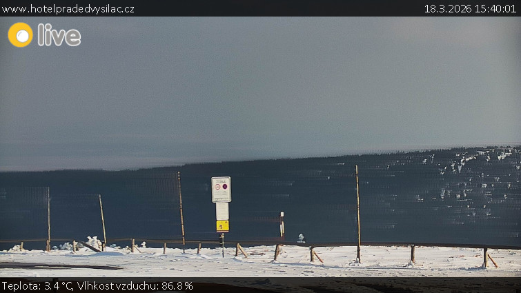 Praděd - Vysílač - Praděd - Vysílač - 18.3.2026 v 15:40