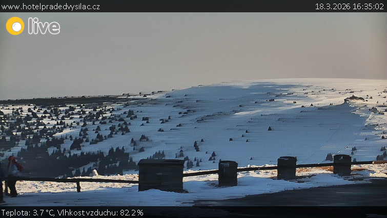 Praděd - Vysílač - Praděd - Vysílač - 18.3.2026 v 16:35