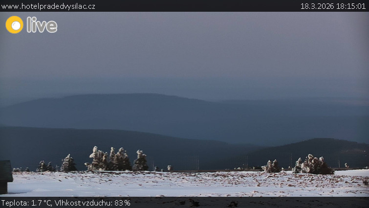 Praděd - Vysílač - Praděd - Vysílač - 18.3.2026 v 18:15