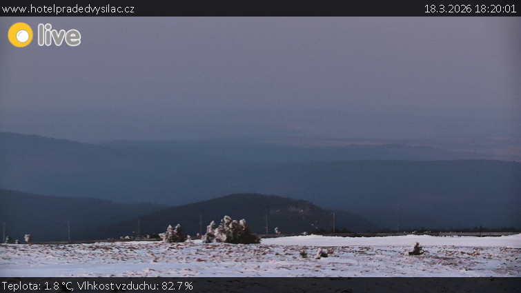Praděd - Vysílač - Praděd - Vysílač - 18.3.2026 v 18:20