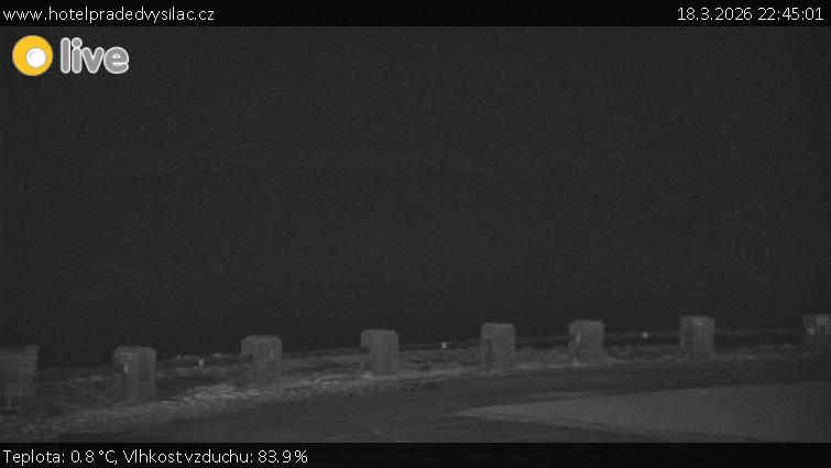 Praděd - Vysílač - Praděd - Vysílač - 18.3.2026 v 22:45