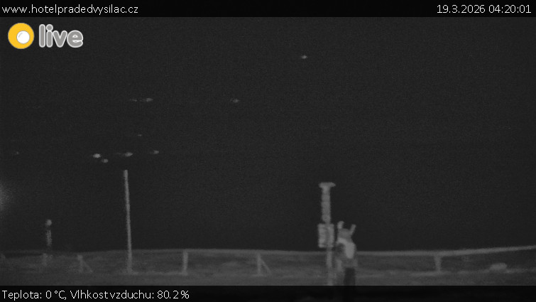 Praděd - Vysílač - Praděd - Vysílač - 19.3.2026 v 04:20