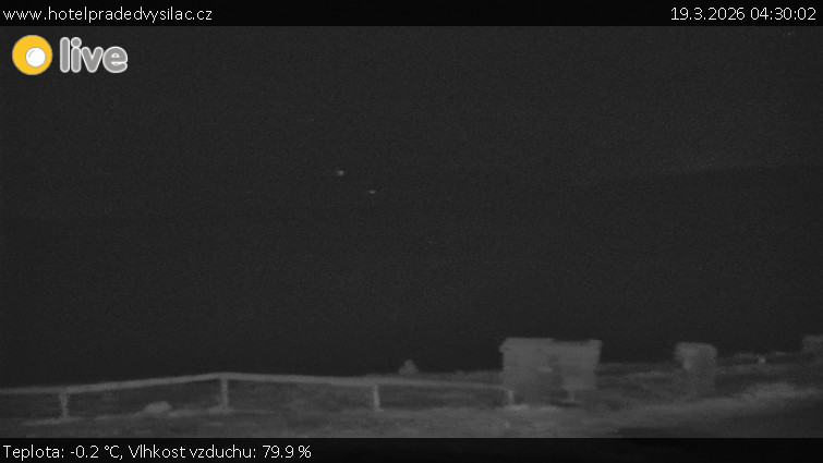 Praděd - Vysílač - Praděd - Vysílač - 19.3.2026 v 04:30