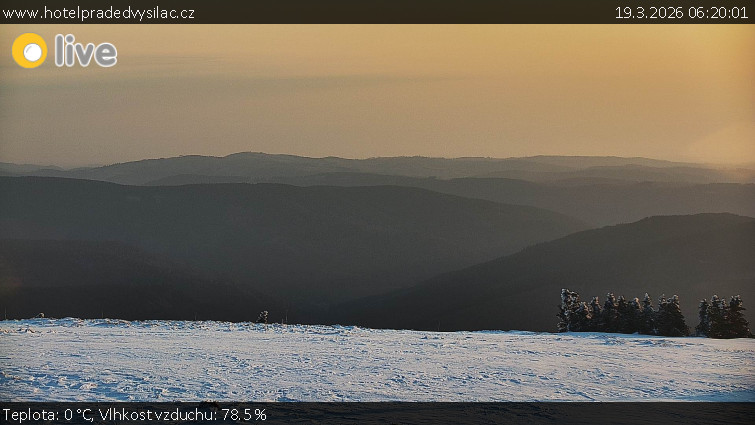 Praděd - Vysílač - Praděd - Vysílač - 19.3.2026 v 06:20