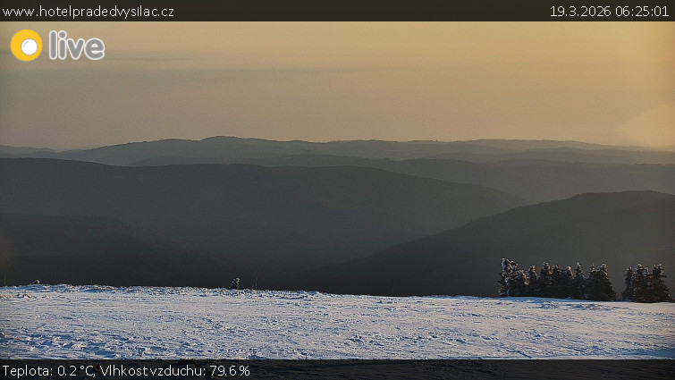 Praděd - Vysílač - Praděd - Vysílač - 19.3.2026 v 06:25