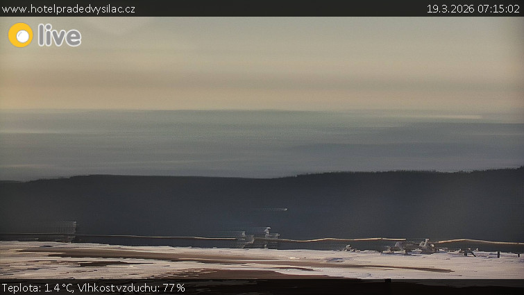 Praděd - Vysílač - Praděd - Vysílač - 19.3.2026 v 07:15