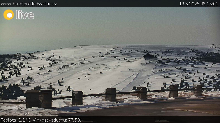 Praděd - Vysílač - Praděd - Vysílač - 19.3.2026 v 08:15