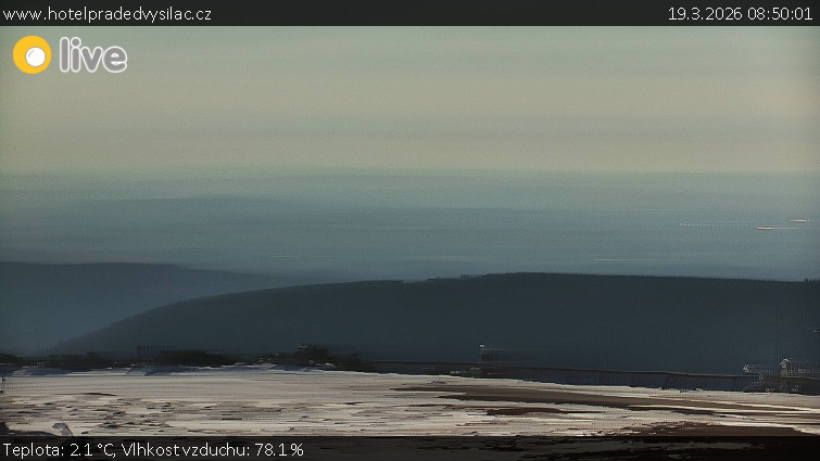 Praděd - Vysílač - Praděd - Vysílač - 19.3.2026 v 08:50