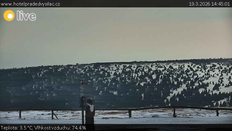 Praděd - Vysílač - Praděd - Vysílač - 19.3.2026 v 14:45
