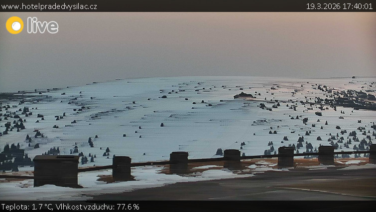 Praděd - Vysílač - Praděd - Vysílač - 19.3.2026 v 17:40