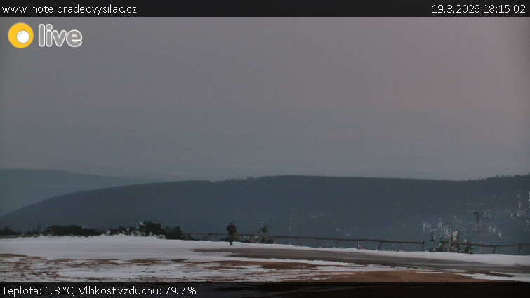 Praděd - Vysílač - Praděd - Vysílač - 19.3.2026 v 18:15