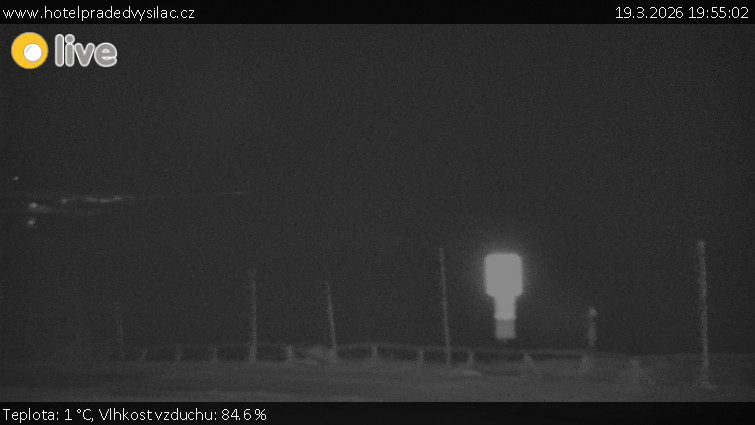 Praděd - Vysílač - Praděd - Vysílač - 19.3.2026 v 19:55