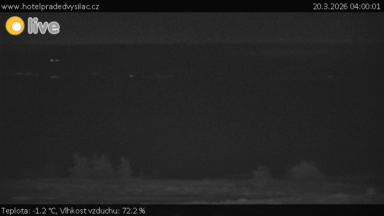 Praděd - Vysílač - Praděd - Vysílač - 20.3.2026 v 04:00