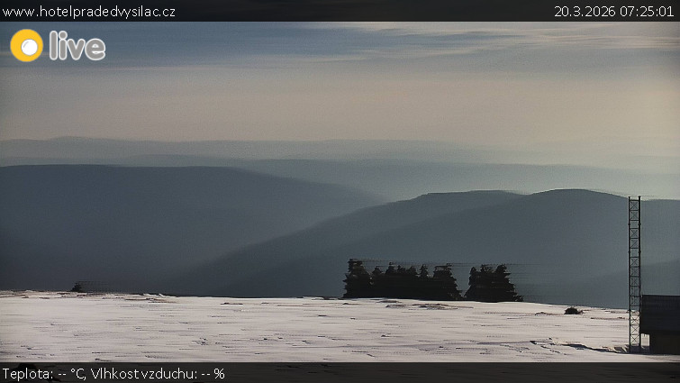 Praděd - Vysílač - Praděd - Vysílač - 20.3.2026 v 07:25