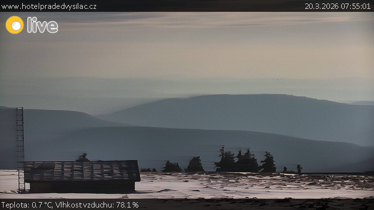 Praděd - Vysílač - Praděd - Vysílač - 20.3.2026 v 07:55