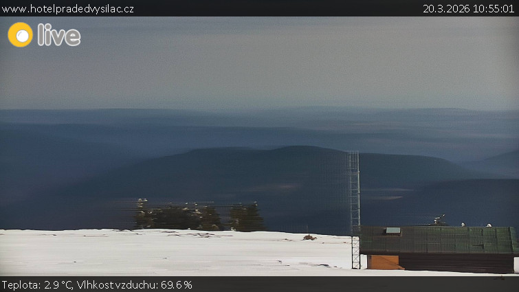 Praděd - Vysílač - Praděd - Vysílač - 20.3.2026 v 10:55