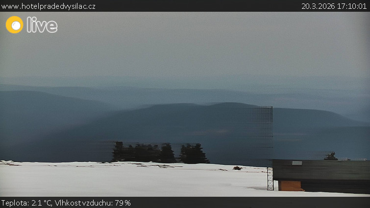 Praděd - Vysílač - Praděd - Vysílač - 20.3.2026 v 17:10