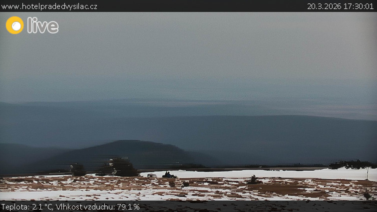 Praděd - Vysílač - Praděd - Vysílač - 20.3.2026 v 17:30