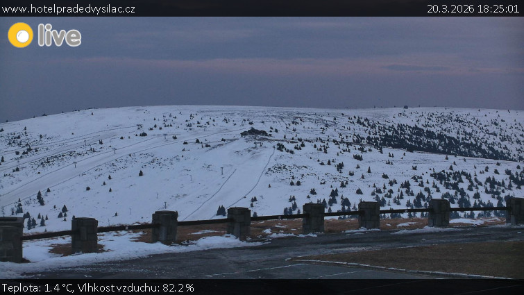 Praděd - Vysílač - Praděd - Vysílač - 20.3.2026 v 18:25