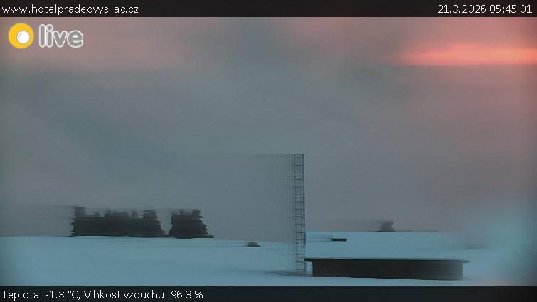 Praděd - Vysílač - Praděd - Vysílač - 21.3.2026 v 05:45