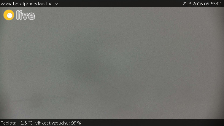 Praděd - Vysílač - Praděd - Vysílač - 21.3.2026 v 06:55