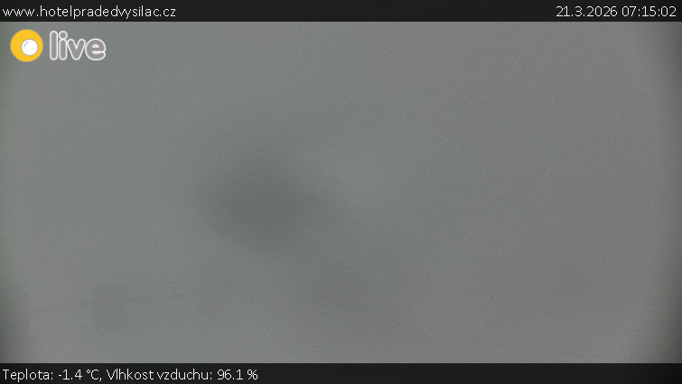 Praděd - Vysílač - Praděd - Vysílač - 21.3.2026 v 07:15