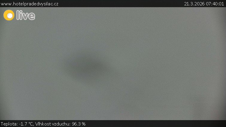 Praděd - Vysílač - Praděd - Vysílač - 21.3.2026 v 07:40