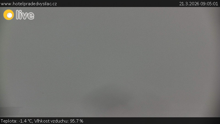 Praděd - Vysílač - Praděd - Vysílač - 21.3.2026 v 09:05