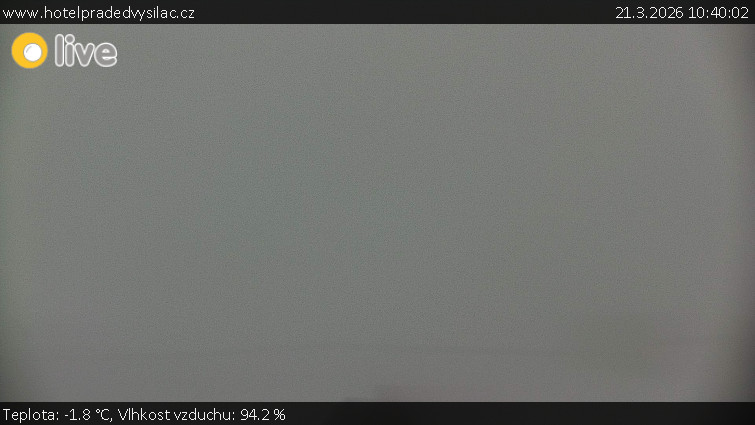 Praděd - Vysílač - Praděd - Vysílač - 21.3.2026 v 10:40