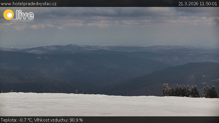 Praděd - Vysílač - Praděd - Vysílač - 21.3.2026 v 11:50