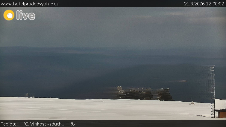 Praděd - Vysílač - Praděd - Vysílač - 21.3.2026 v 12:00