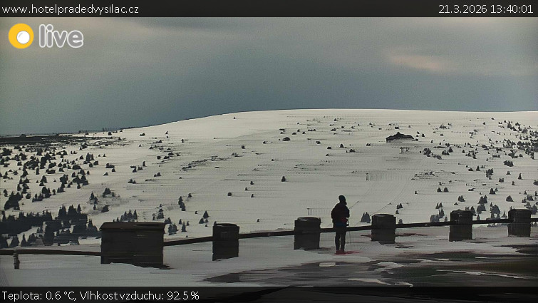 Praděd - Vysílač - Praděd - Vysílač - 21.3.2026 v 13:40
