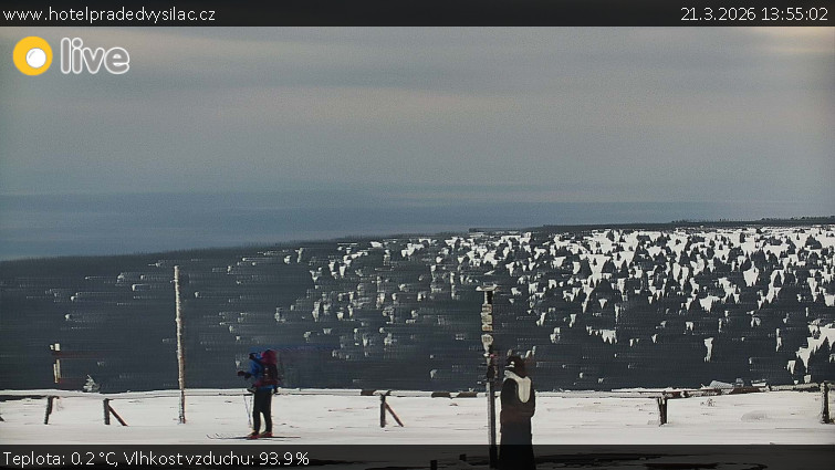 Praděd - Vysílač - Praděd - Vysílač - 21.3.2026 v 13:55