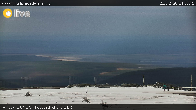 Praděd - Vysílač - Praděd - Vysílač - 21.3.2026 v 14:20
