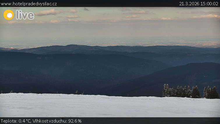 Praděd - Vysílač - Praděd - Vysílač - 21.3.2026 v 15:00