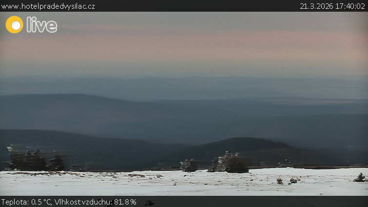 Praděd - Vysílač - Praděd - Vysílač - 21.3.2026 v 17:40