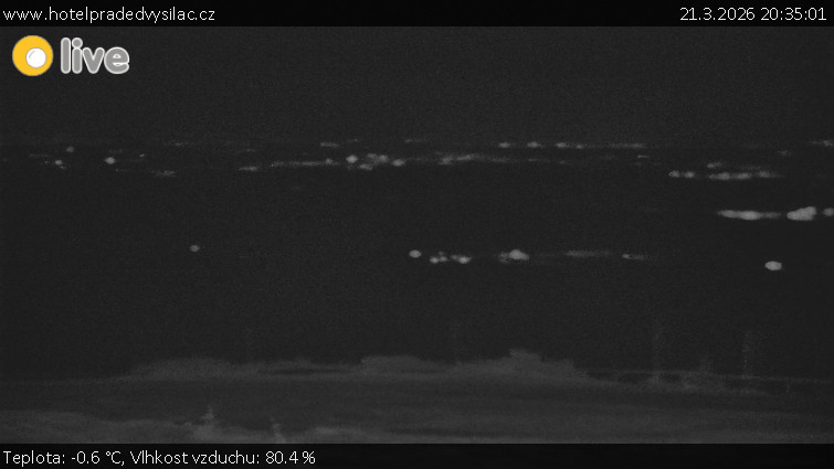 Praděd - Vysílač - Praděd - Vysílač - 21.3.2026 v 20:35