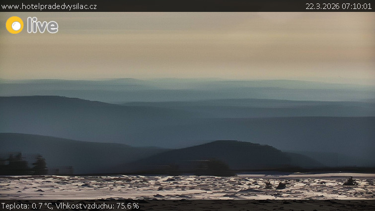 Praděd - Vysílač - Praděd - Vysílač - 22.3.2026 v 07:10