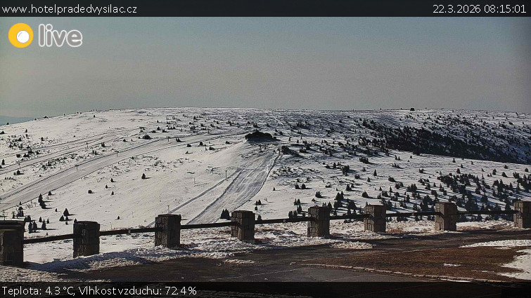 Praděd - Vysílač - Praděd - Vysílač - 22.3.2026 v 08:15