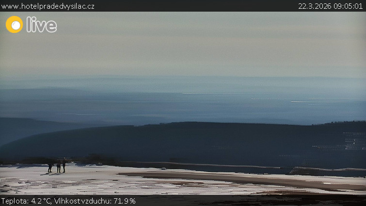 Praděd - Vysílač - Praděd - Vysílač - 22.3.2026 v 09:05