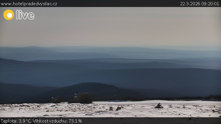 Praděd - Vysílač - Praděd - Vysílač - 22.3.2026 v 09:20